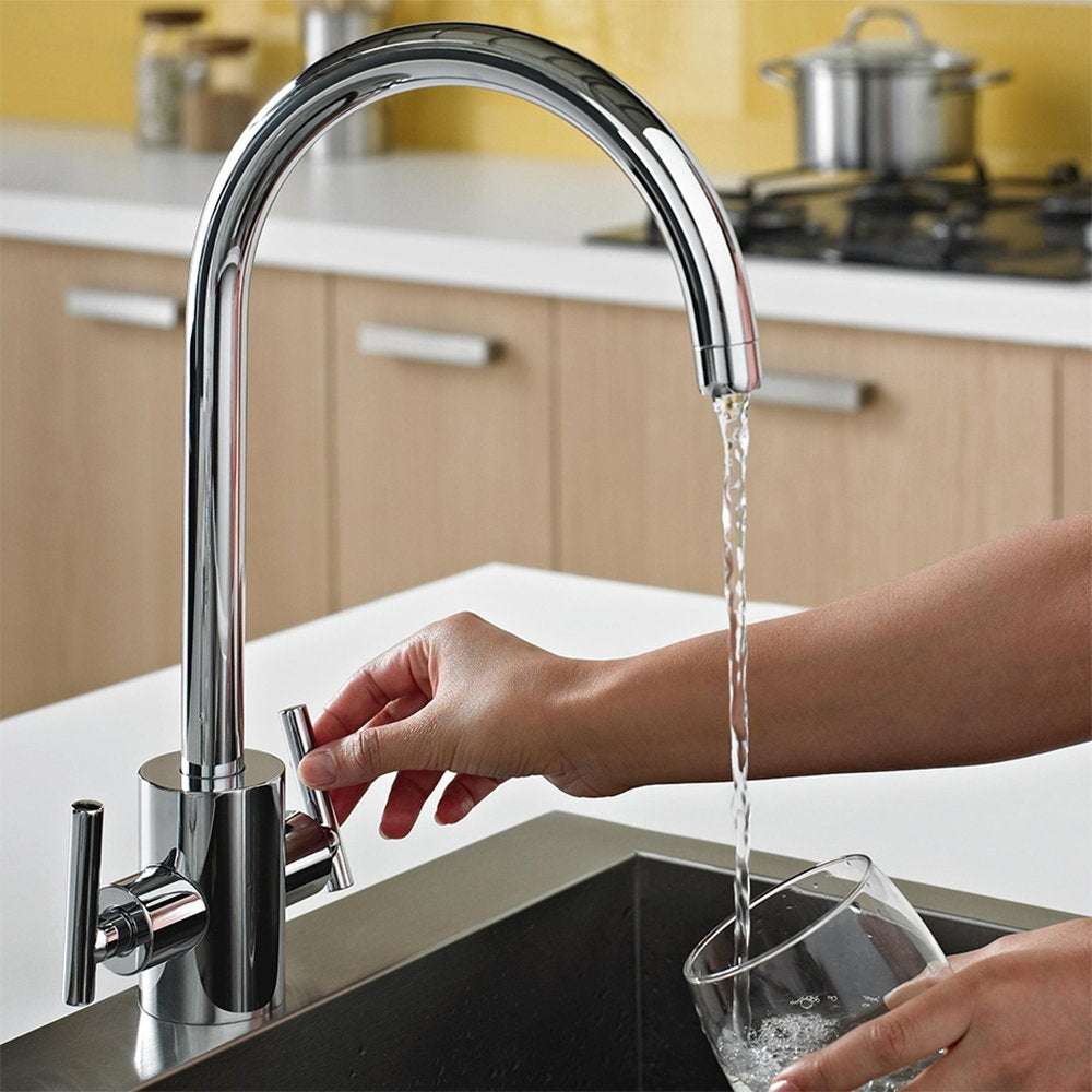Bristan Artisan Modern EasyFit Dual Handle Kitchen Sink Mixer Tap - Ch