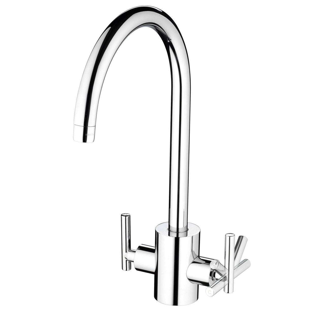 Bristan Artisan Dual Handle Filter Mono Kitchen Sink Mixer Tap - Chrom