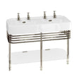 Burlington Arcade Wash Stand with Glass Shelf - Chrome - ARC24CHR - TAP 'N' SHOWER