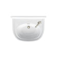 Burlington Arcade Right Hand 1 Taphole Cloakroom Basin 500 x 400mm - White - ARC5001THRH - TAP 'N' SHOWER