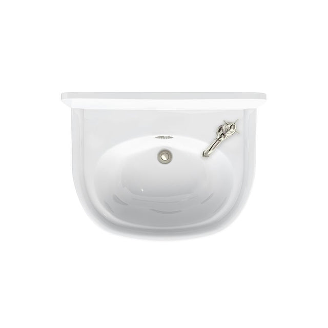 Burlington Arcade Right Hand 1 Taphole Cloakroom Basin 500 x 400mm - White - ARC5001THRH - TAP 'N' SHOWER