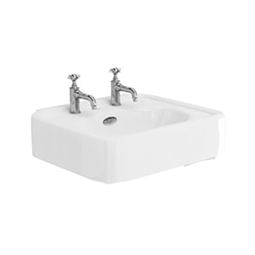 Burlington Arcade Basin 600mm - White - ARC600 - TAP 'N' SHOWER