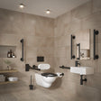 Armitage Shanks Contour 21+ Wall Mounted WC Doc M Pack with Black Rails Right Hand - S6973XG - TAP 'N' SHOWER