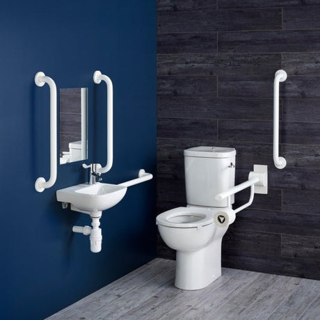 Armitage Shanks Doc M Pack Contour 21+ Close Coupled - Left Hand - White - S0683AC - TAP 'N' SHOWER