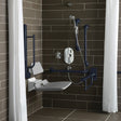 Armitage Shanks Doc M Shower Room Pack Additional WC & Large Washbasin - Blue - S6960LI - TAP 'N' SHOWER