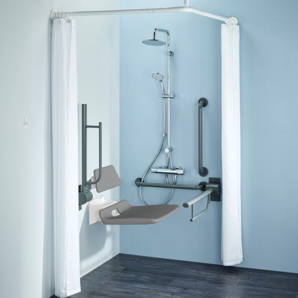 Armitage Shanks Doc M Shower Room Pack Exposed - Grey - S0755LJ - TAP 'N' SHOWER