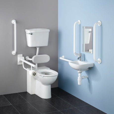 Armitage Shanks Doc M Standard Right Hand Packs - Blue - S0690LI - TAP 'N' SHOWER