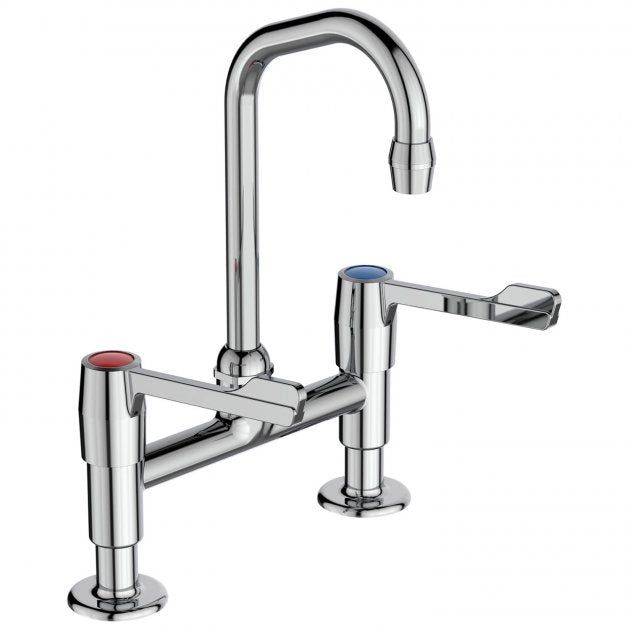 Armitage Shanks Markwik Pillar Mixers - Chrome - S8200AA - TAP 'N' SHOWER