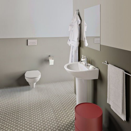 Armitage Shanks Oleas M2 Mechanical Dual Flushplate - Brushed Chrome - S0767JG - TAP 'N' SHOWER