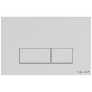 Armitage Shanks Oleas M2 Mechanical Dual Flushplate - Brushed Chrome - S0767JG - TAP 'N' SHOWER