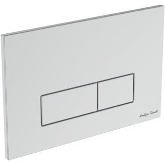 Armitage Shanks Oleas M2 Mechanical Dual Flushplate - Brushed Chrome - S0767JG - TAP 'N' SHOWER