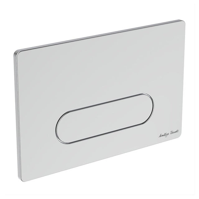 Armitage Shanks Oleas M4 Mechanical Flushplate - Matt Chrome - S0766JG - TAP 'N' SHOWER
