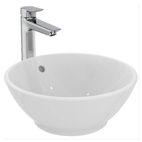 Armitage Shanks Edit R Vessel Washbasin 38cm - White - S078801 - TAP 'N' SHOWER