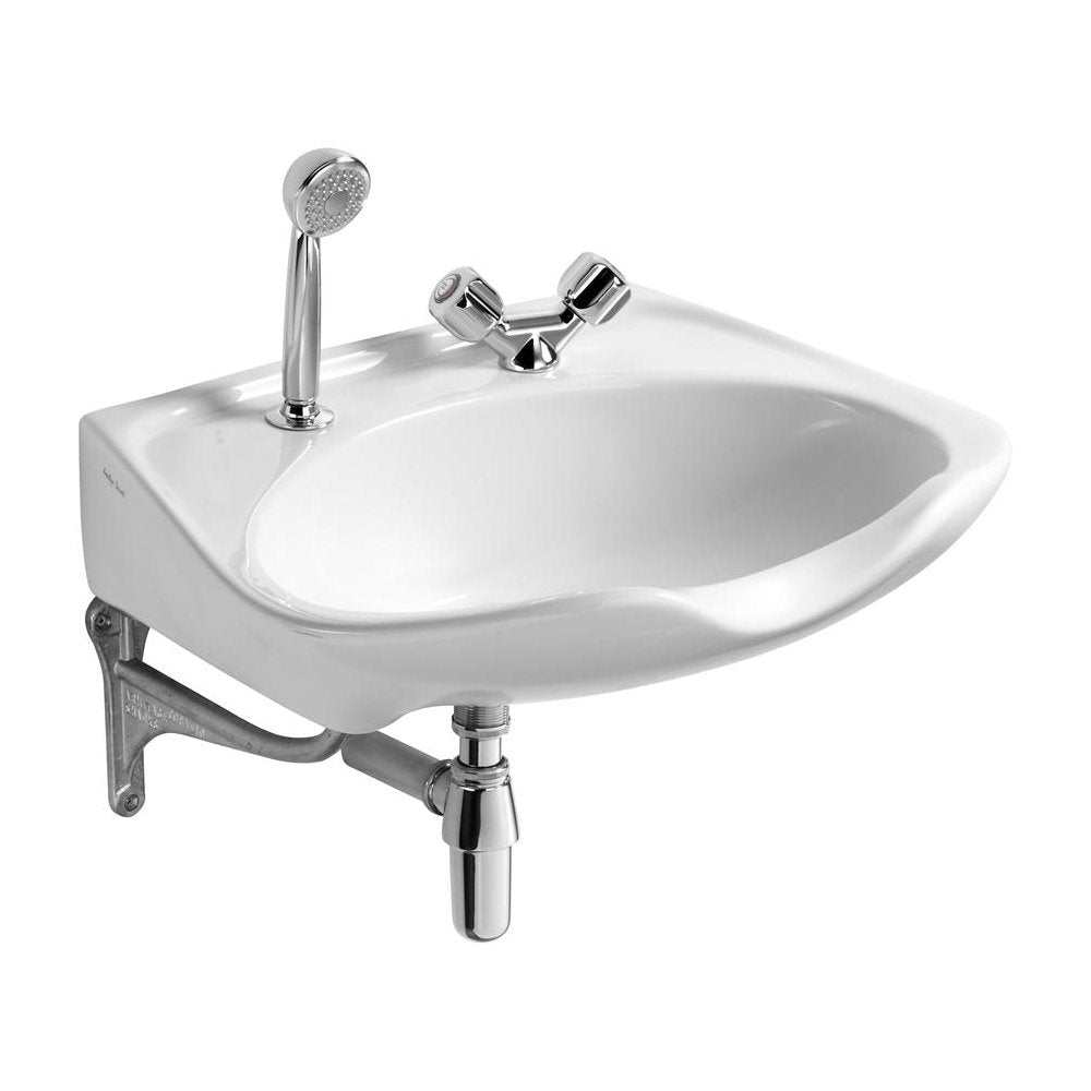 Armitage Shanks 610mm Wide 2 Tap Hole Salonex Hairdressers Basin - S23