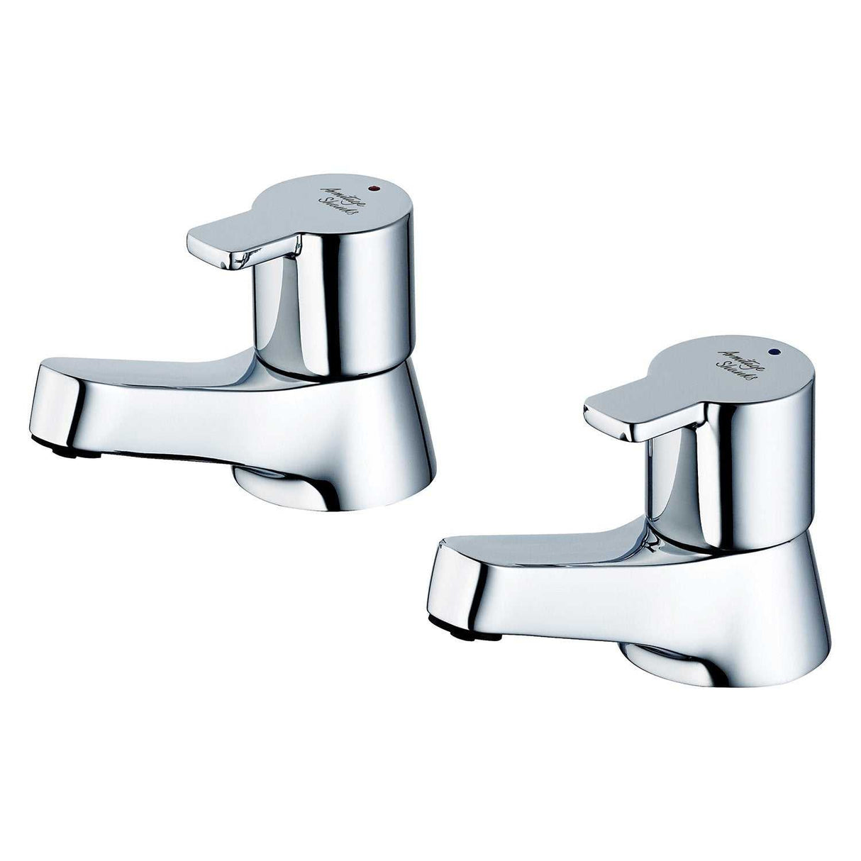 Armitage Shanks Bath Pillar Sandringham SL 21 Taps Pair - Chrome - B33