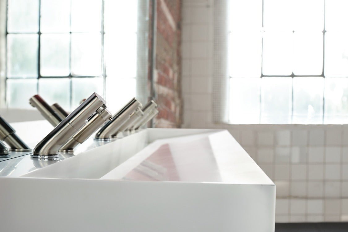 Armitage Shanks Sensorflow 21 Compact Mixer - Ultra Steel - A4852GN - TAP 'N' SHOWER