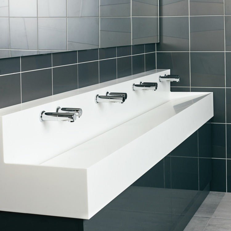 Armitage Shanks Sensorflow 21 Compact Wall Spout 230mm - Ultra Steel - A4849GN - TAP 'N' SHOWER