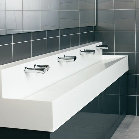 Armitage Shanks Sensorflow 21 Compact Wall Spout 230mm - Ultra Steel - A4849GN - TAP 'N' SHOWER