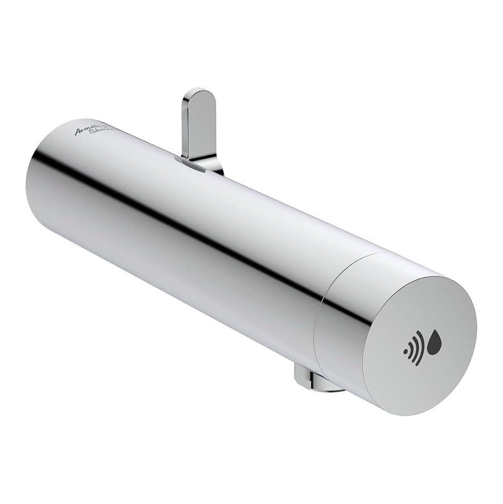 Armitage Shanks Sensorflow E Panel Mounted Basin Mixer Tap with Temperature Control Battery - Chrome - A7554AA - TAP 'N' SHOWER