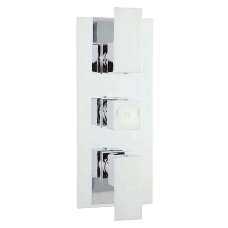 Hudson Reed Triple Handle Thermostatic Art Concealed Shower Valve with