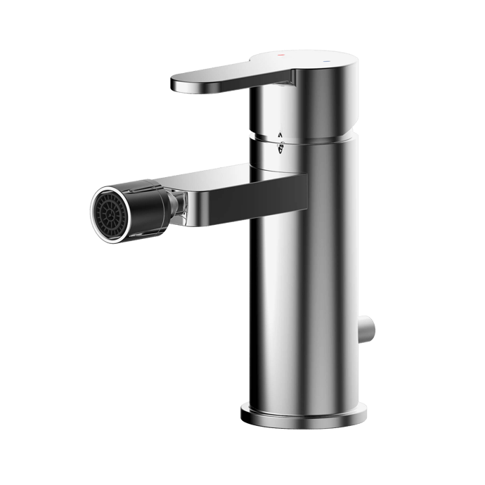Nuie Arvan Mono Pop-up Waste Bidet Mixer Tap - Chrome - ARV306