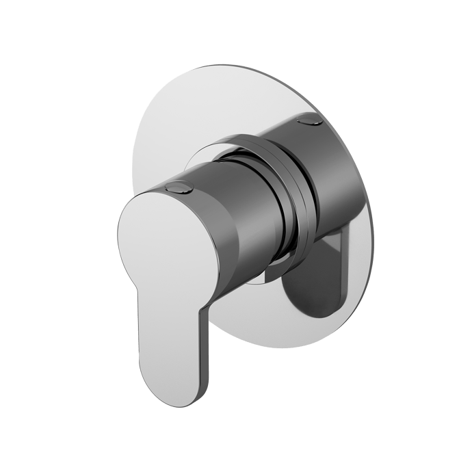 Nuie Arvan Concealed Stop Tap Round Shower Valve - Chrome - ARVST10 - TAP 'N' SHOWER