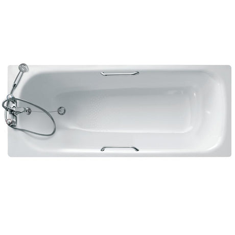 Armitage Shanks Nisa 2 tapholes Steel Bath 170cm x 70cm - White - S186301 - TAP 'N' SHOWER