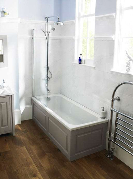Nuie Ascott White Traditional Art Deco Bath (1700x700) - NLB109