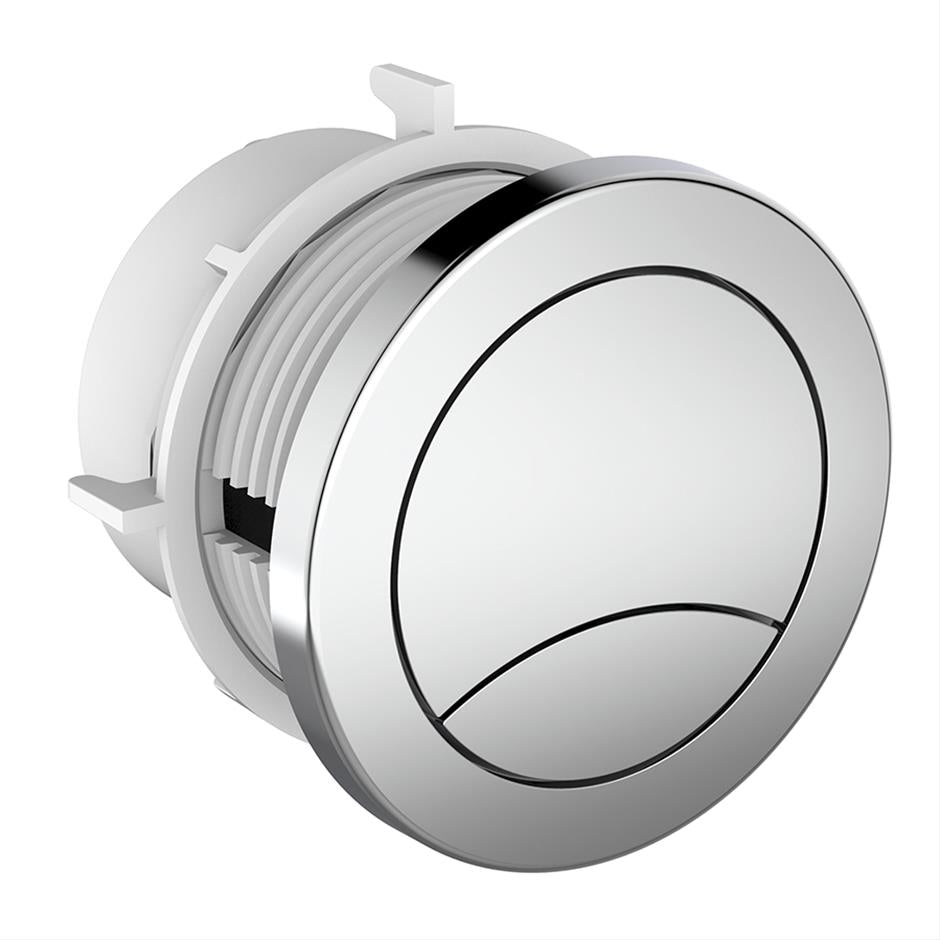 Armitage Shanks Finger Push Button dual flush chrome toilet flush button with water-saving design