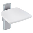 Armitage Shanks Care Plus Folding Shower Seat, Vertically Adjustable By 250mm - White - S0644AC - TAP 'N' SHOWER