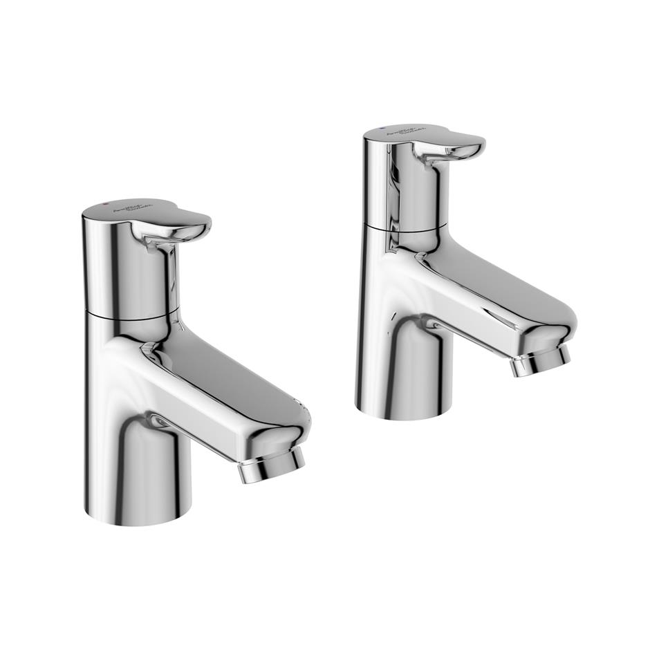 Armitage Shanks Contour 21+ Basin Pillar Taps - Chrome - BC123AA - TAP 'N' SHOWER