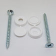 Armitage Shanks Domex 500mm Domex Screws Pair - White - S910101 - TAP 'N' SHOWER