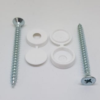 Armitage Shanks Domex 500mm Domex Screws Pair - White - S910101 - TAP 'N' SHOWER