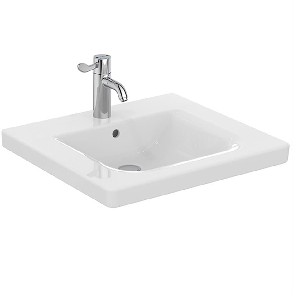 Armitage Shanks Edit Assist Accessible Washbasin 60cm - White - S082201 - TAP 'N' SHOWER