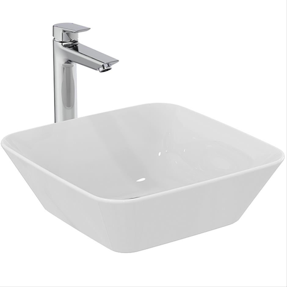 Armitage Shanks Edit L 40cm Vessel Basin No Taphole - White - S081601 - TAP 'N' SHOWER