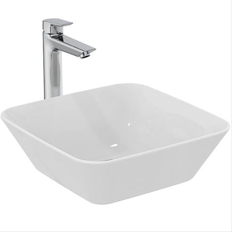 Armitage Shanks Edit L 40cm Vessel Basin No Taphole - White - S081601 - TAP 'N' SHOWER
