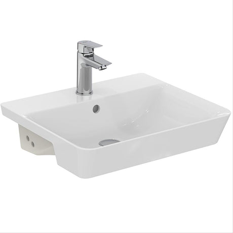 Armitage Shanks Edit L Semi - Countertop Washbasin 50cm - White - S081701 - TAP 'N' SHOWER