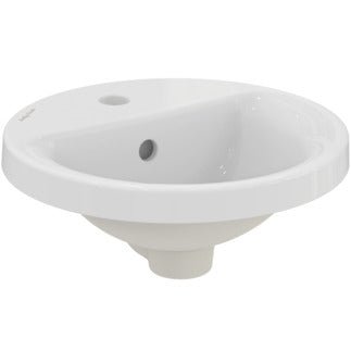 Armitage Shanks Edit R Countertop Washbasin 1 Taphole 38cm - White - S078901 - TAP 'N' SHOWER