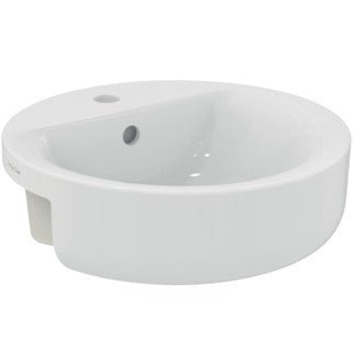 Armitage Shanks Edit R Semi - Countertop Washbasin 45cm - White - S079201 - TAP 'N' SHOWER