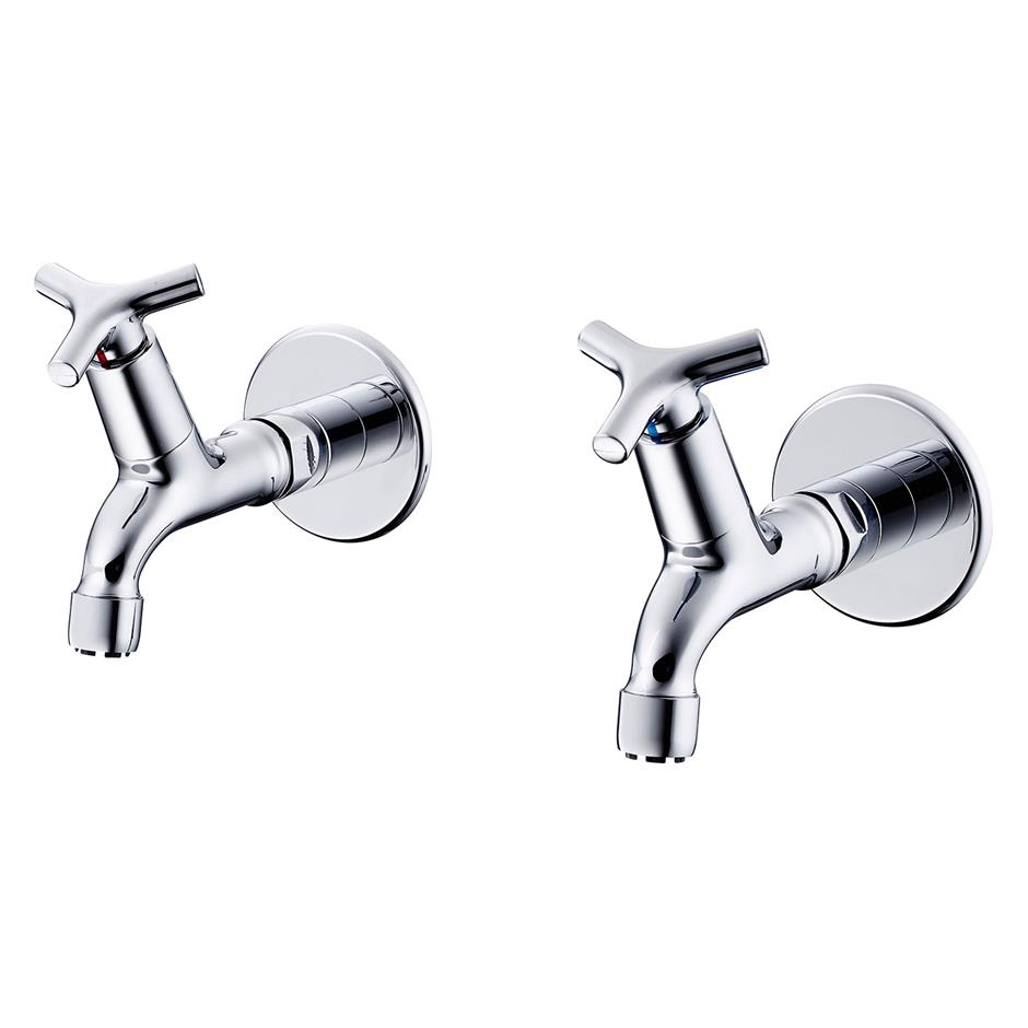 Armitage Shanks Nimbus 21 1/2" Bib Taps - Chrome - B1673AA - TAP 'N' SHOWER
