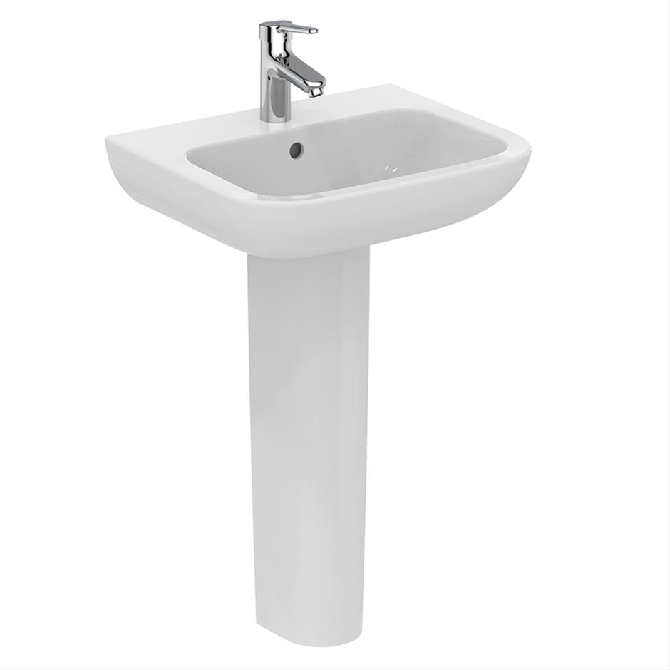 Armitage Shanks Portman 21 1 Tap Hole Washbasin 550mm - White - S247801 - TAP 'N' SHOWER