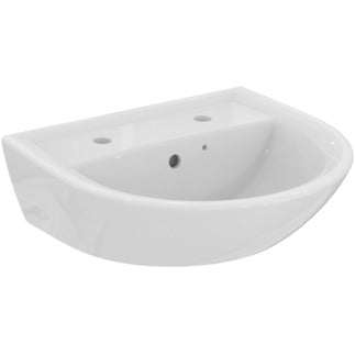 Armitage Shanks 500mm Wide 2 Tap Hole Sandringham 21 Wall Hung Basin -