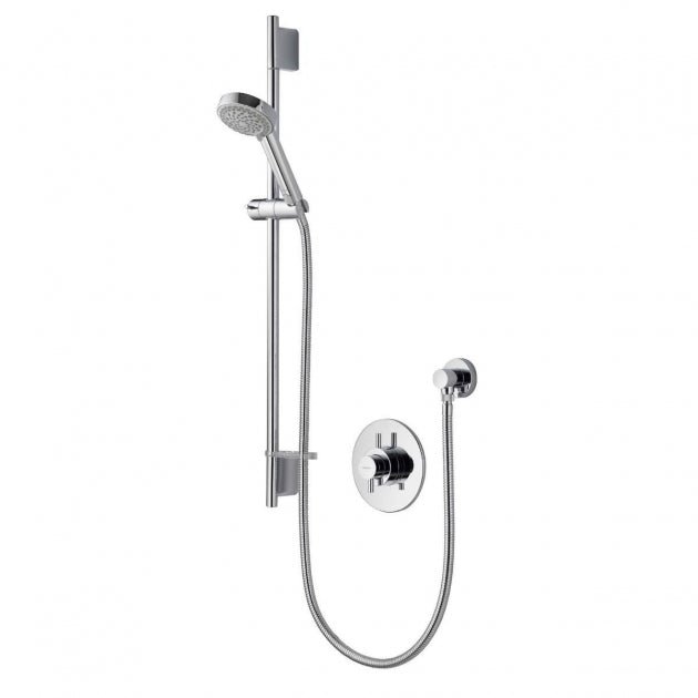 Aqualisa Aspire Dl Concealed Mixer Shower with Adjustable Head - Chrome - ASP001CA - TAP 'N' SHOWER