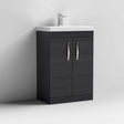 Nuie Athena Hacienda Black Contemporary 600mm Floor Standing Vanity & Basin 3 - ATH026D