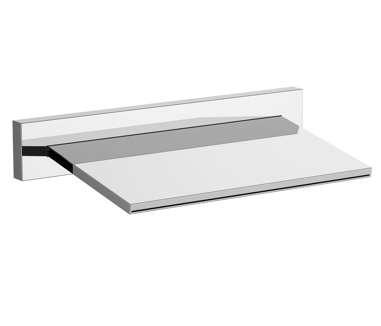 JTP Athena Wall Mounted Bath Spout - Chrome - 86439 - TAP 'N' SHOWER