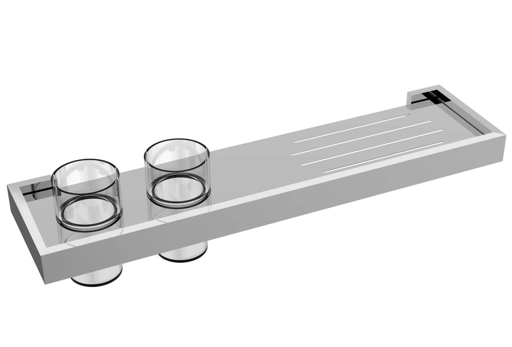 JTP Athena Twin Tumbler Holder - Chrome - 860174
