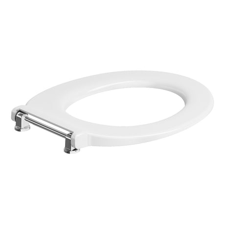 Twyford Avalon/Sola Toilet Seat Ring Bar Hinge Top Fix - White - AV7886WH - TAP 'N' SHOWER