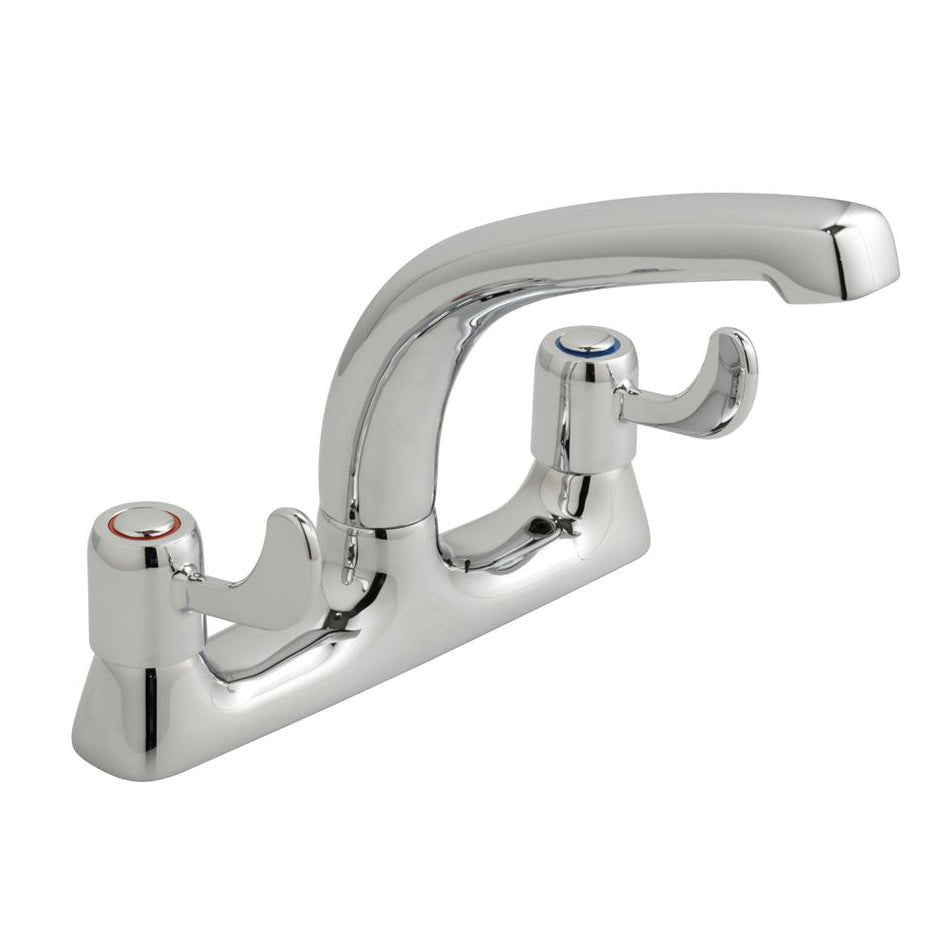 Vado Astra Lever Kitchen Sink Mixer with Swivel Spout - Chrome - AX - AST - 353 - CP - TAP 'N' SHOWER