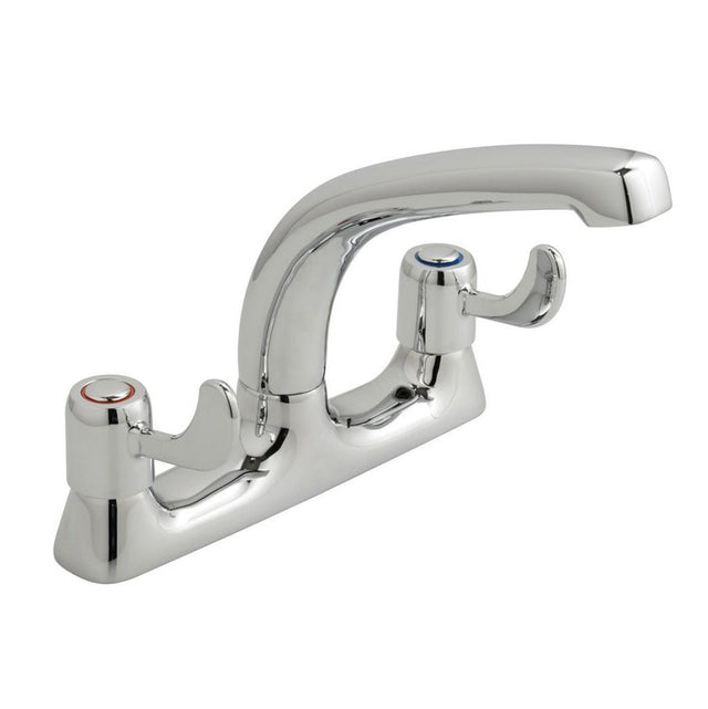 Vado Astra Lever Kitchen Sink Mixer with Swivel Spout - Chrome - AX - AST - 353 - CP - TAP 'N' SHOWER