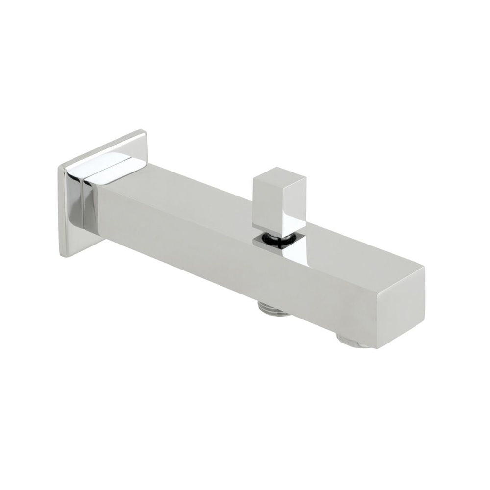 Vado Bokx Square Bath Spout with Diverter - Chrome - AX - BOK - 140/SQ/DIV - TAP 'N' SHOWER